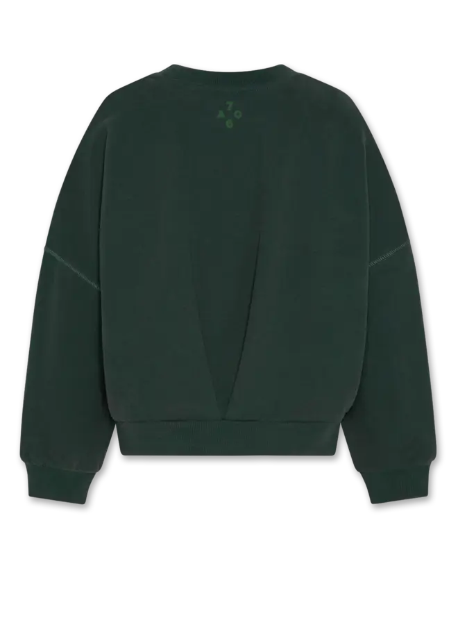 Lys sweater square cosy dark slate