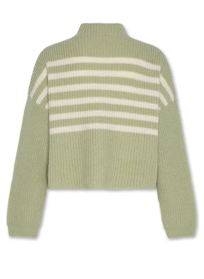 Juicy mock-neck green grey