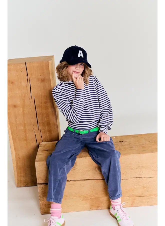 Sol top stripe indigo