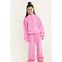 Sweater half zip pink