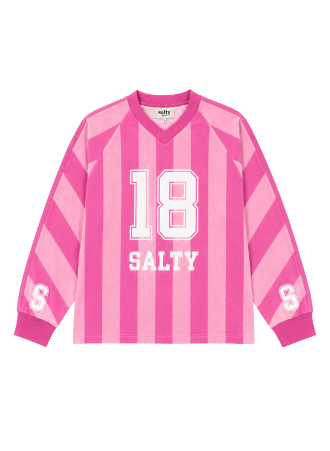 Sport tee stripes pink