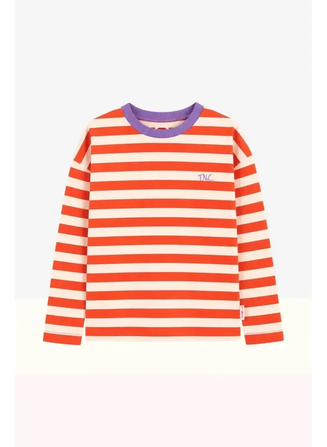 Lou longsleeve burnt ochre stripe