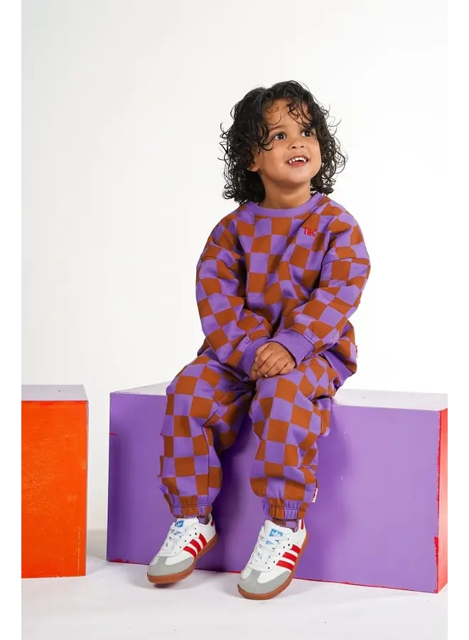 Billie sweater checker
