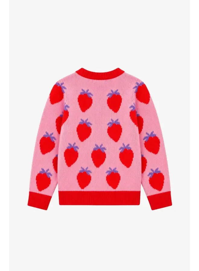 Jhené sweater mars red