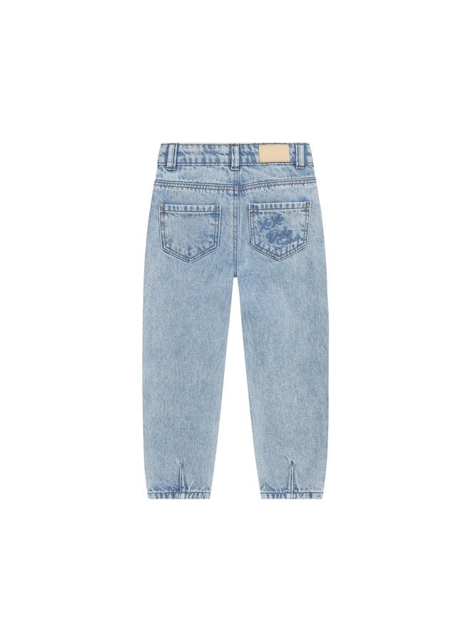 Denim mom fit heart