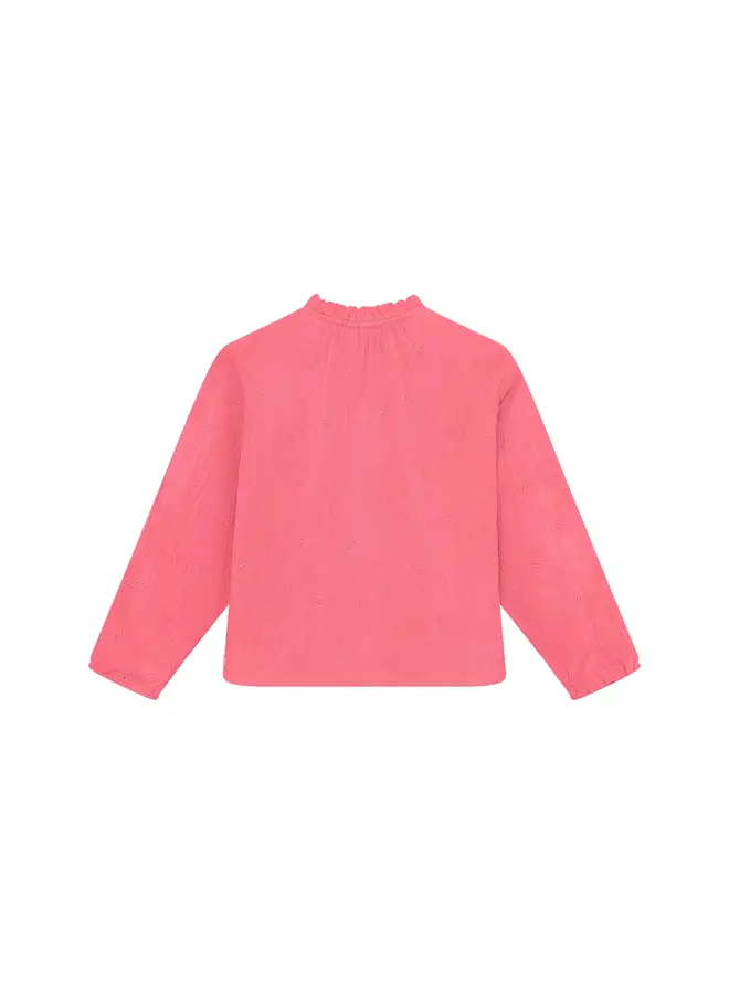 Shirt longsleeve embroidery desert rose