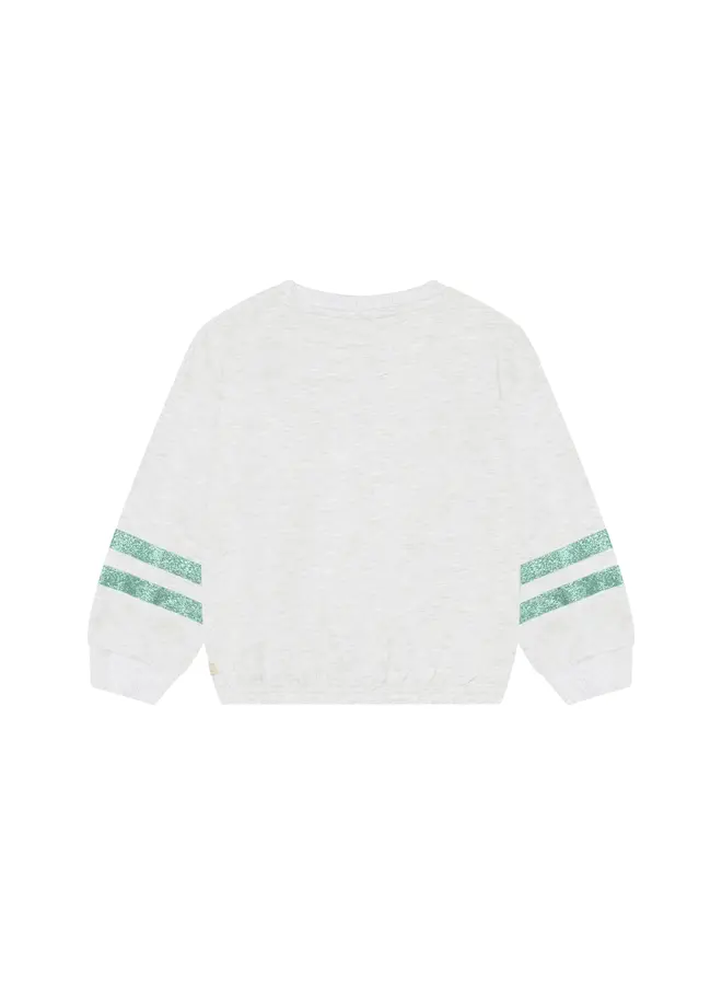 Shirt longsleeve pinstripe grey melange