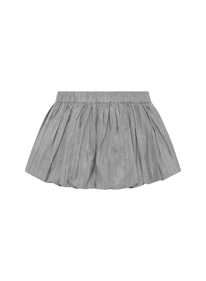 Skirt pinstripe grey melange