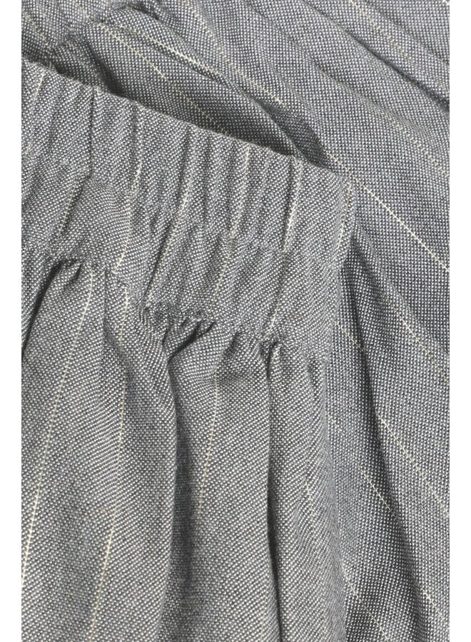 Skirt pinstripe grey melange