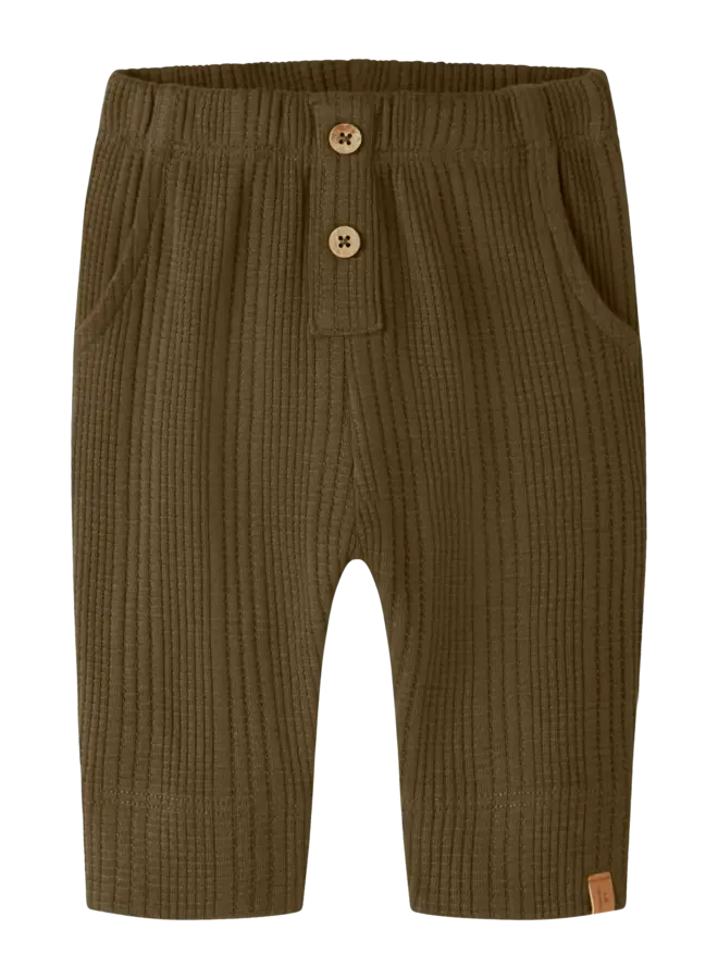 NBMOPELLE loose pant teak