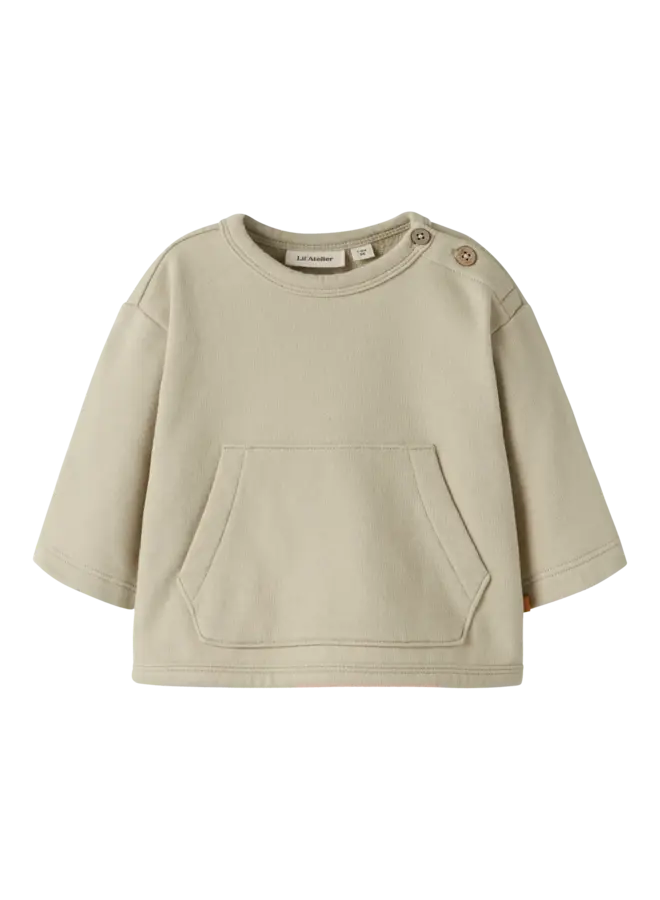 NBMILONDON rea ls loose sweat moss gray