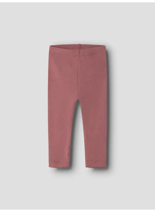 NBGAYO slim legging withered rose