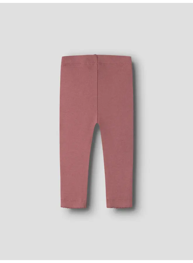 NBGAYO slim legging withered rose