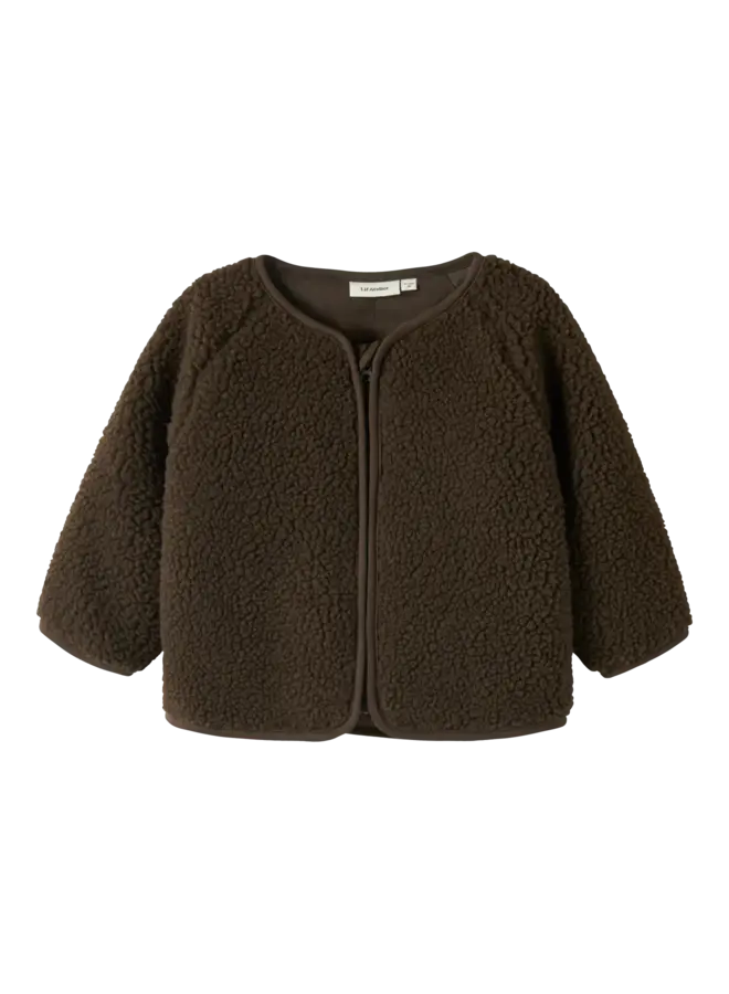 NBNNALO bia loose sherpa jacket