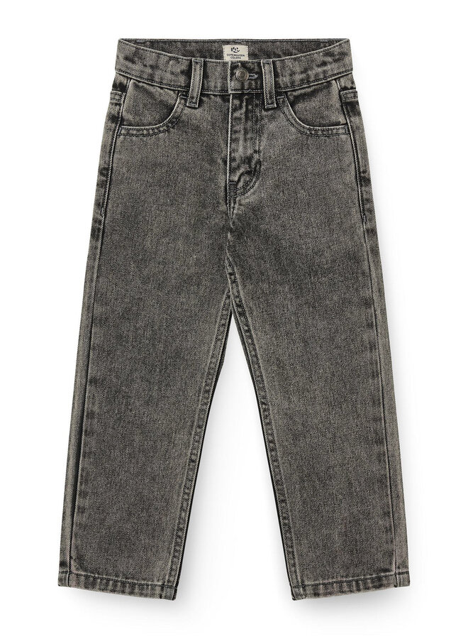 Organic junior jeans regular fit grey washed