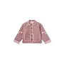 Quilted jacket w. embroidery winter rose