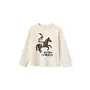T-shirt ls w. print white