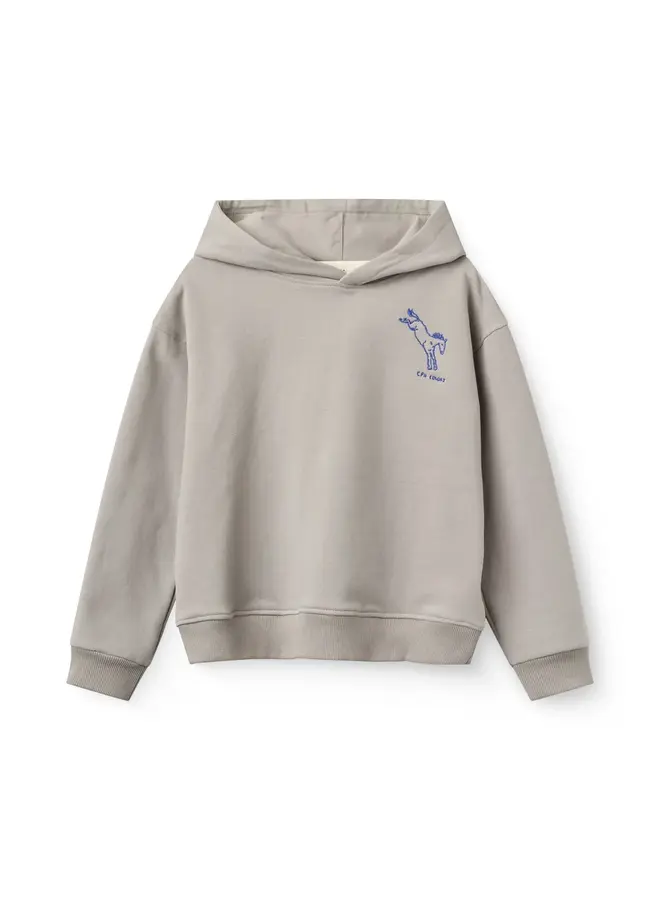 Oversized hoodie sweat grey