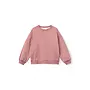 Classic sweater w. logo embroidery winter rose