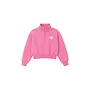 Sweater half zip pink
