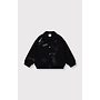 Knitted patches jacket