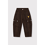 Woven leopard cargo pants