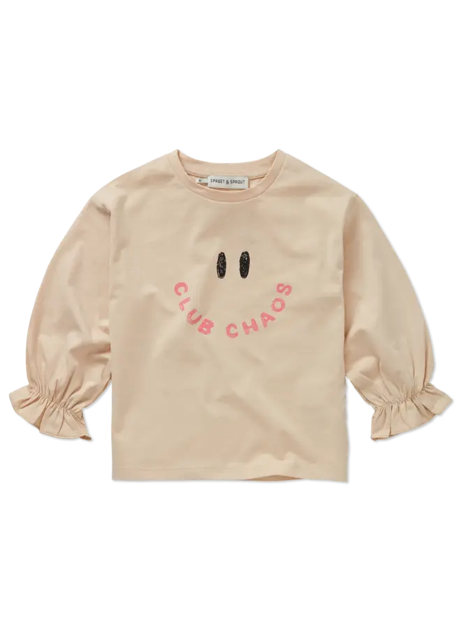 Baby girls top club chaos ivory melee