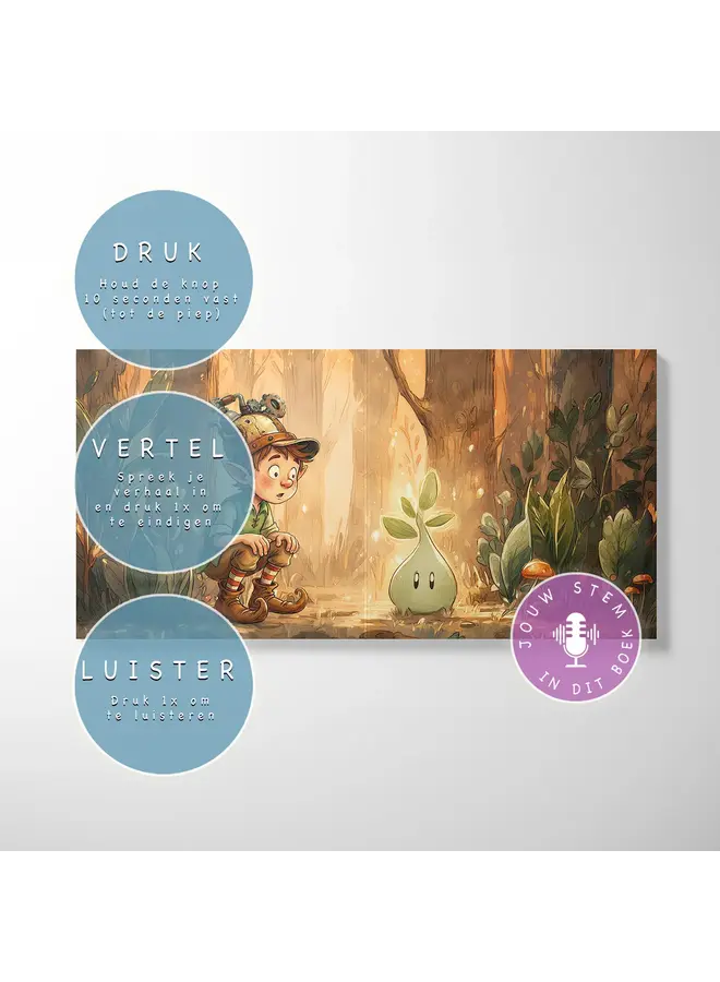 Olaf de Elf, het kinderboek met jouw stem