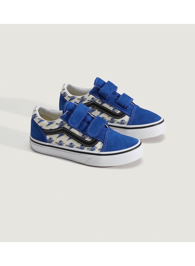 Old skool v vans lightning classic blue/true white