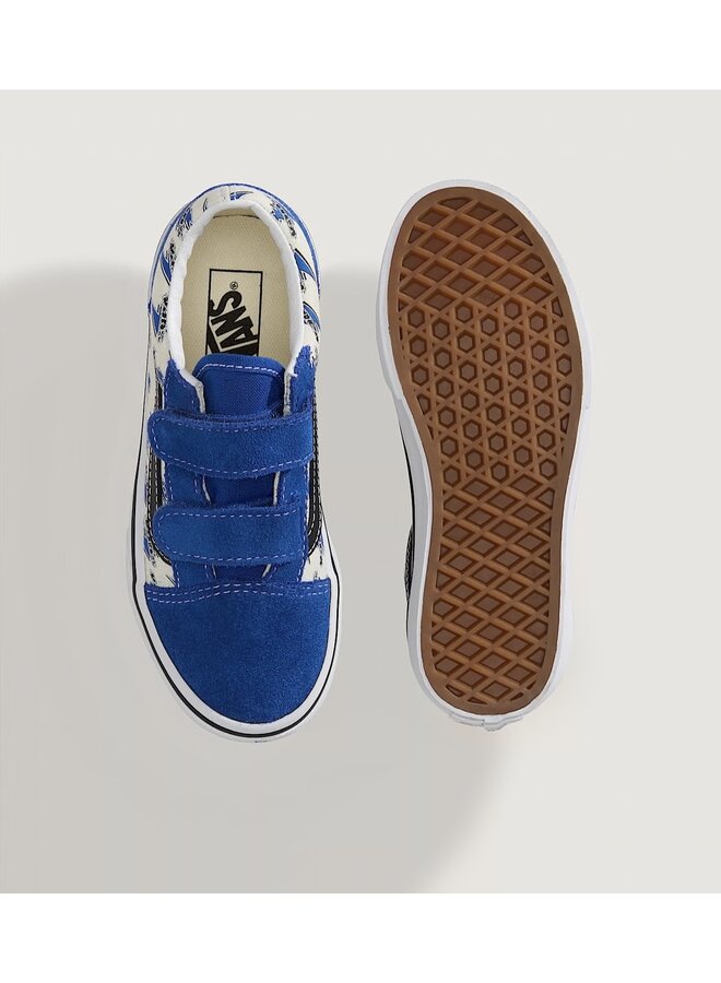 Old skool v vans lightning classic blue/true white