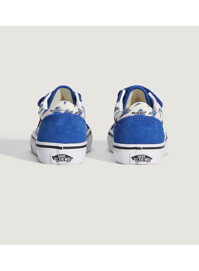 Old skool v vans lightning classic blue/true white