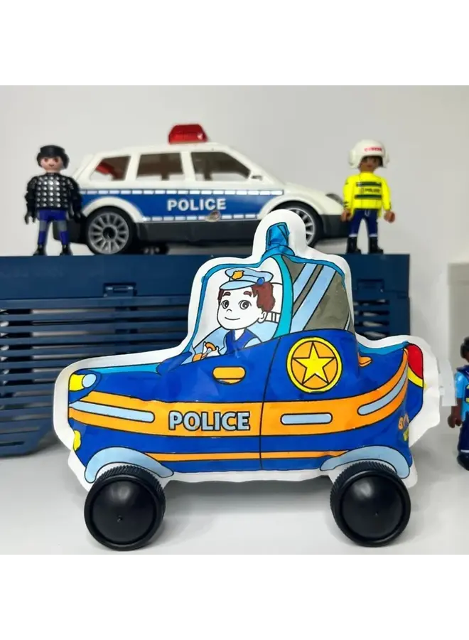 Ara créative opblaasbare kleurplaat brandweer/politie