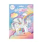 Ara créative opblaaspare kleurplaat unicorn