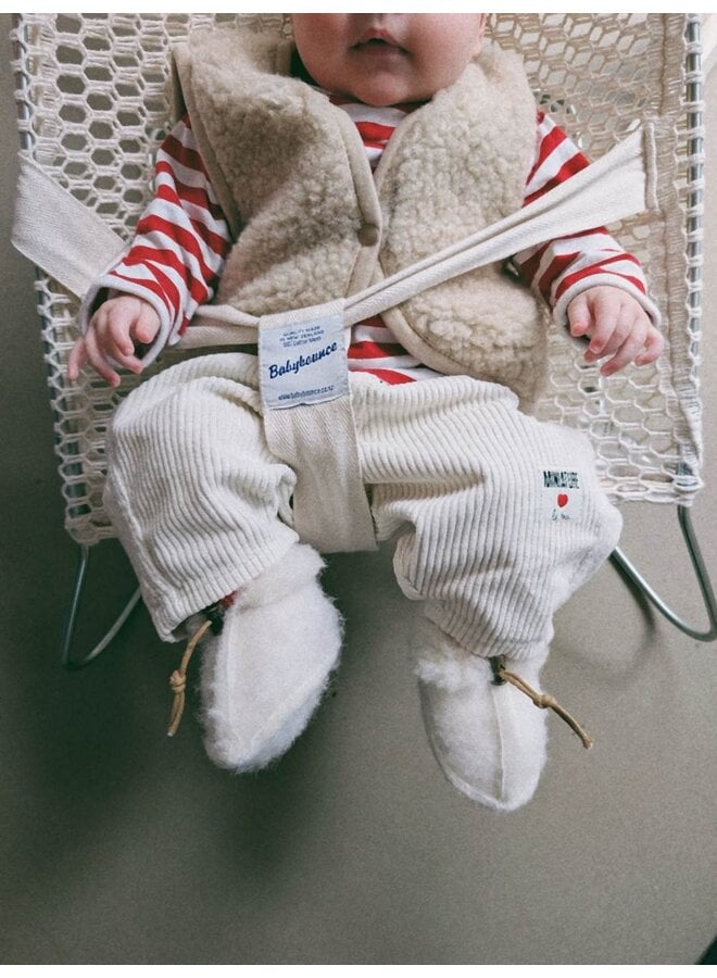 Alwero baby vest lulu light sand brown