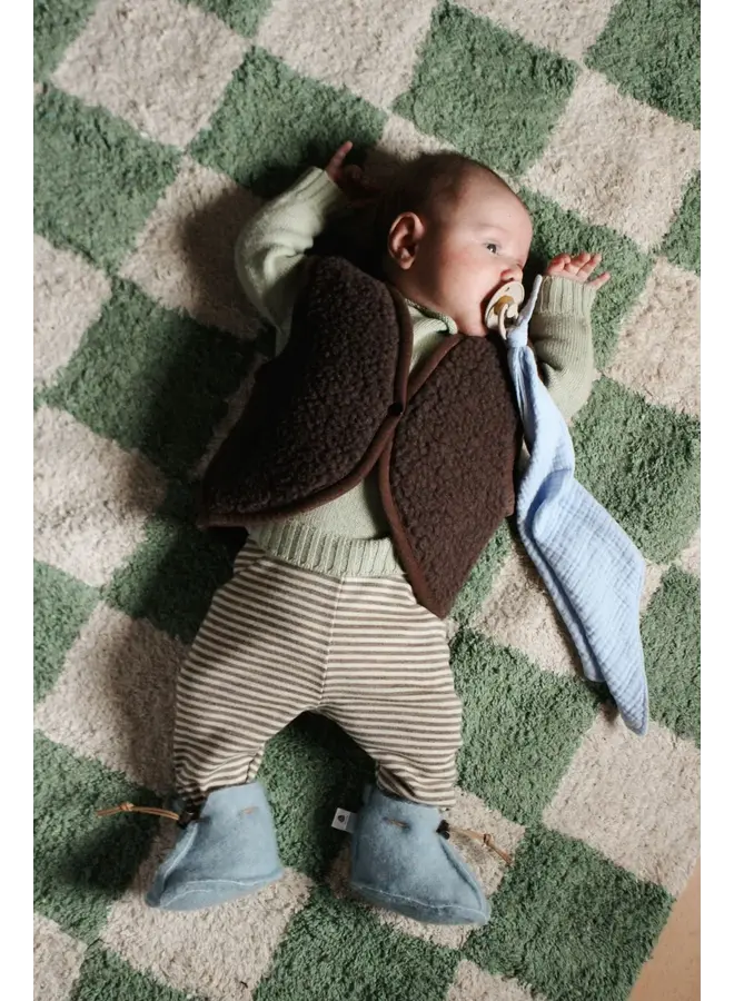 Alwero baby vest lulu light choco