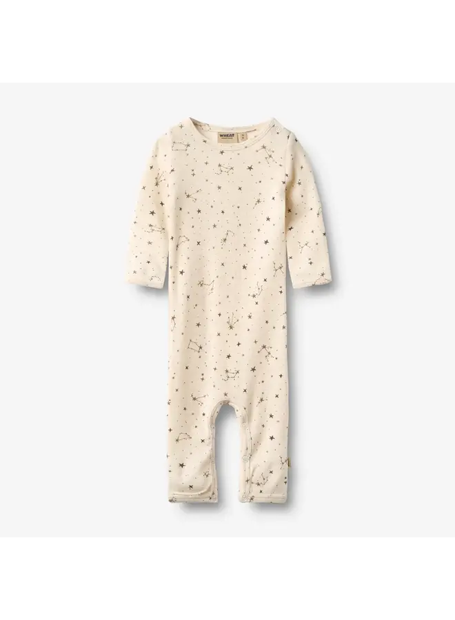 Wool jumpsuit haven eggshell stars