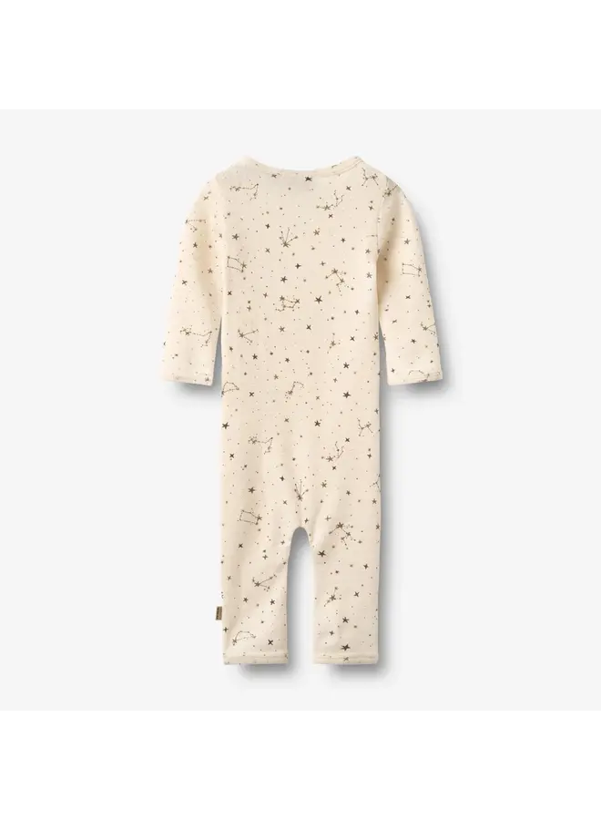 Wool jumpsuit haven eggshell stars
