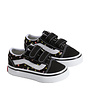 Old skool v ditsy floral black/sunset blush