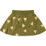 Skirt ronja twill embroidery hearts