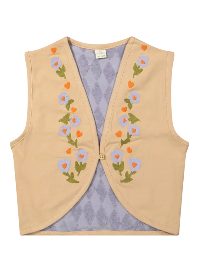 Gilet babou diamond towelling