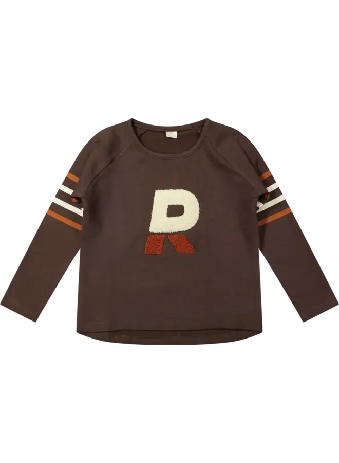 T-shirt ls julot sweat chocolate brown