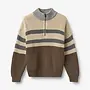 Half zip jumper simo dry wood