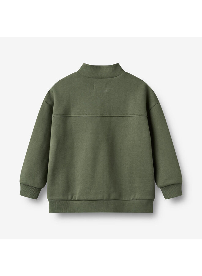 Half zip sweater Matteo thyme