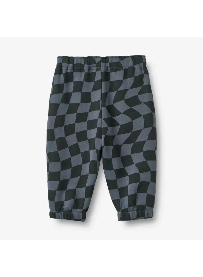 Sweatpants cosmo navy blue check