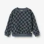 Sweater sandro navy blue check