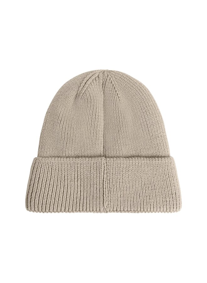 Beanie w. lining plaza taupe