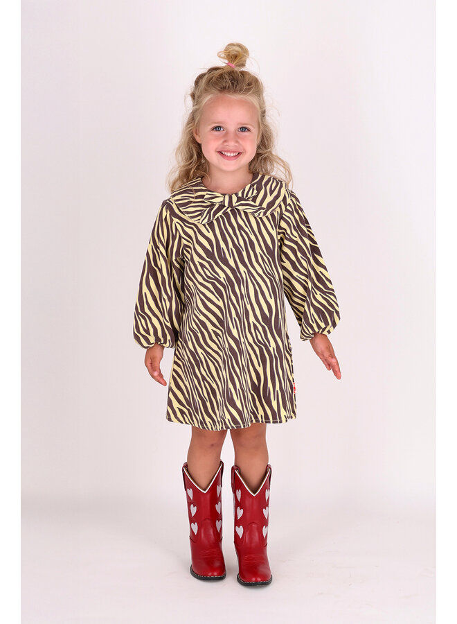 Saar dress zebra