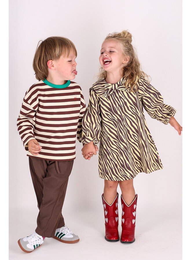 Saar dress zebra