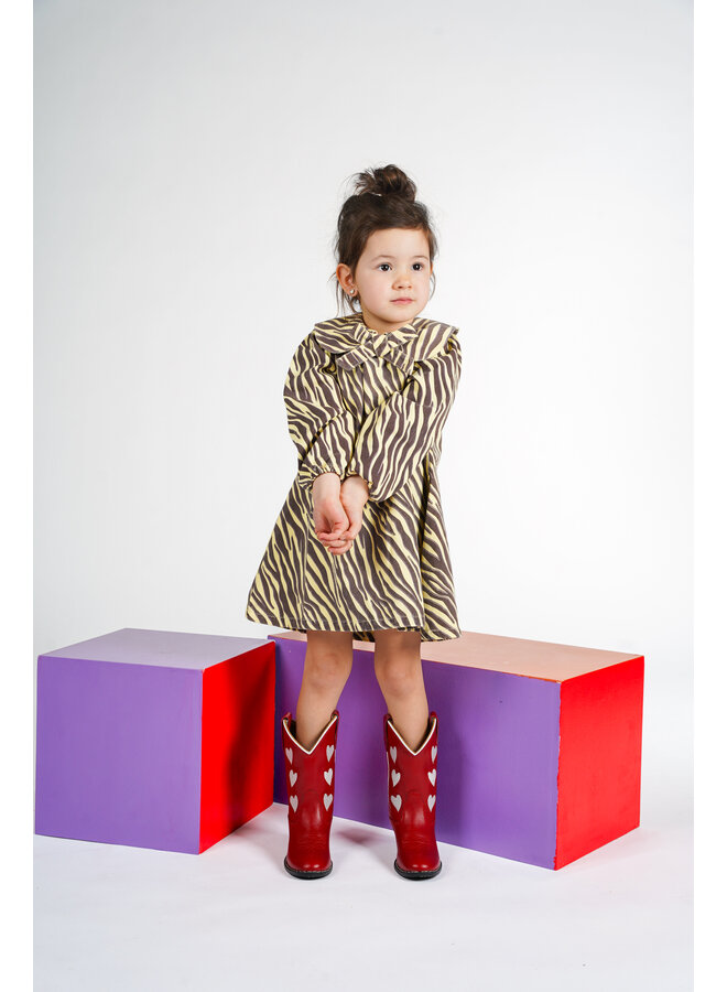 Saar dress zebra
