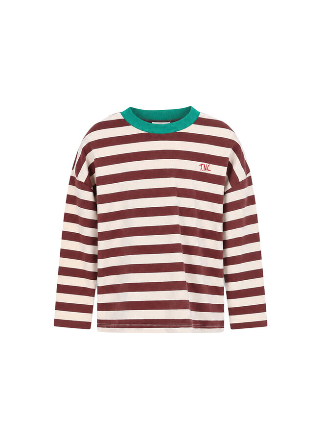 Lou longsleeve brownstone stripe
